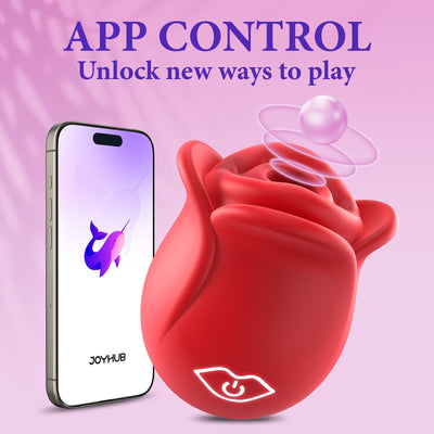 2024 APP Control Rose Saug-Klitoris-Stimulator-Vibrator