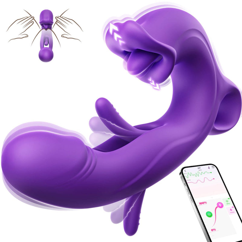 2025 Viele 3| Upgraded App Control Flapping Licking female vibrator - Sohimi