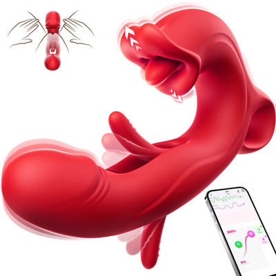 2025 Viele 3| Upgraded App Control Flapping Licking female vibrator - Sohimi