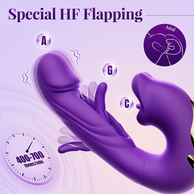 KOXTEN| App Control Flapping and Licking Suction Sex Toy Vibrator