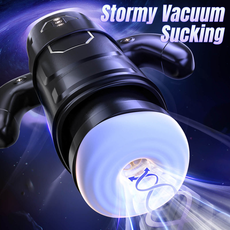 New 3-in-1 toy with thrusting and sucking vibration for male masturbation