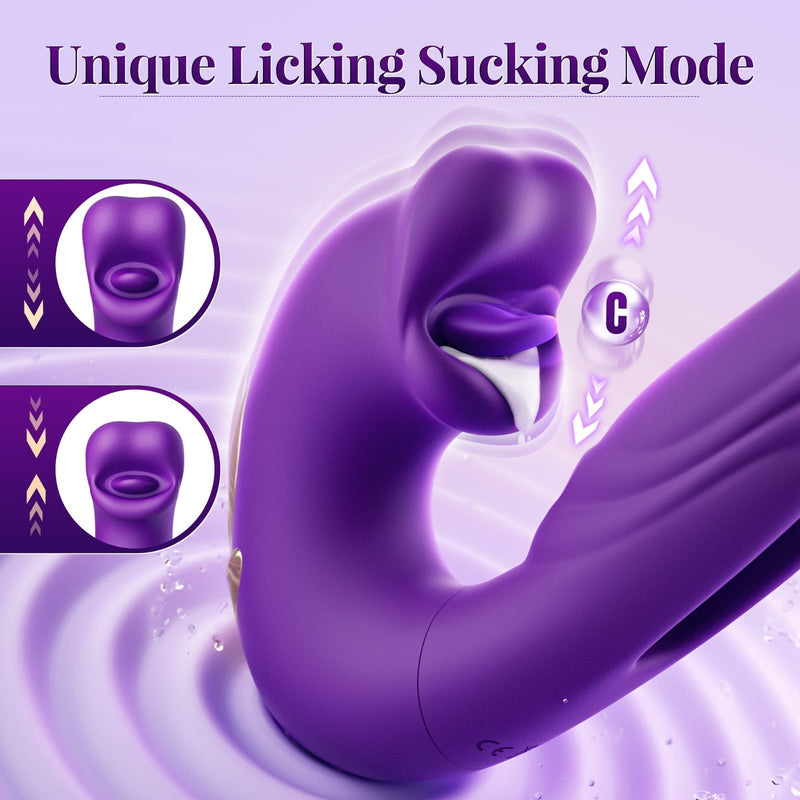 KOXTEN| App Control Flapping and Licking Suction Sex Toy Vibrator