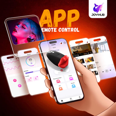 4-in-1 app control for the big month, tapping and vibration trainer and masturbator