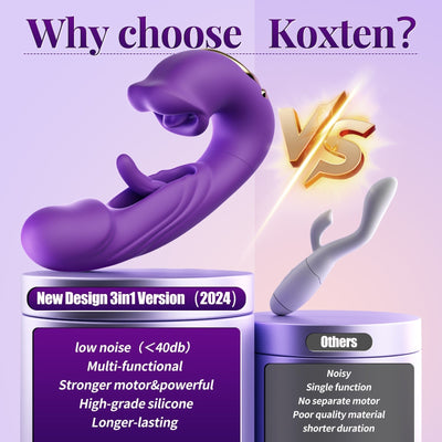 COXTEN| App Control Flapping and Licking Suction Sex Toy Vibrator 