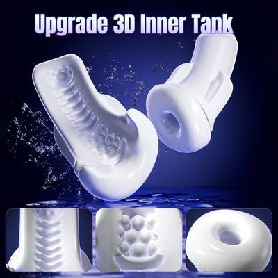 New 3-in-1 toy with thrusting and sucking vibration for male masturbation