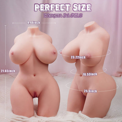 KADAISWA| 34.61lbs life size sex doll with big ass and torso