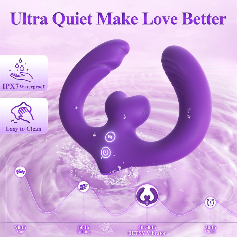 BETSY| Multi-play double vibrator for couples&