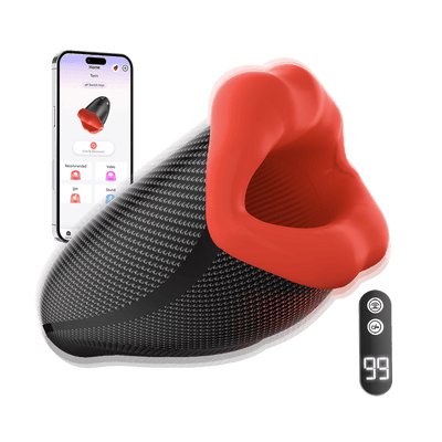 4-in-1 app control for the big month, tapping and vibration trainer and masturbator