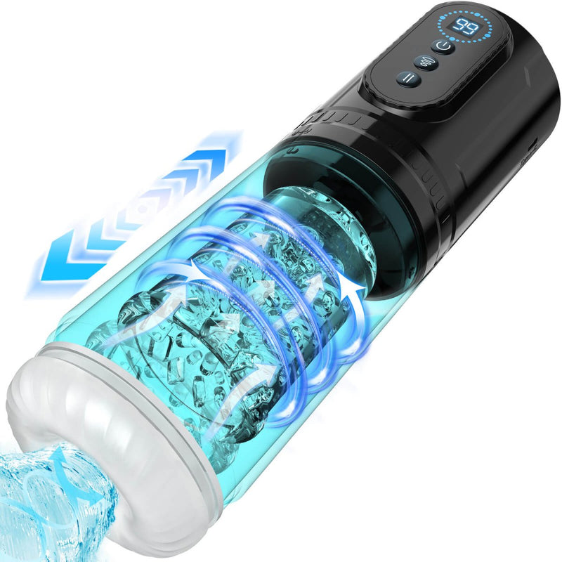 HURRICANE 2| Suction telescopic and rotating Male Sex Toy - Sohimi