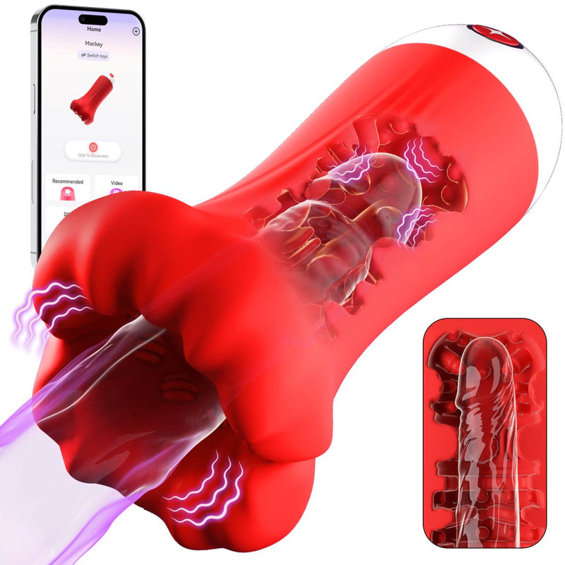 MACKAY| Sohimi 4 in 1 App Control Penis Massager Vibration Sex Toy - Sohimi