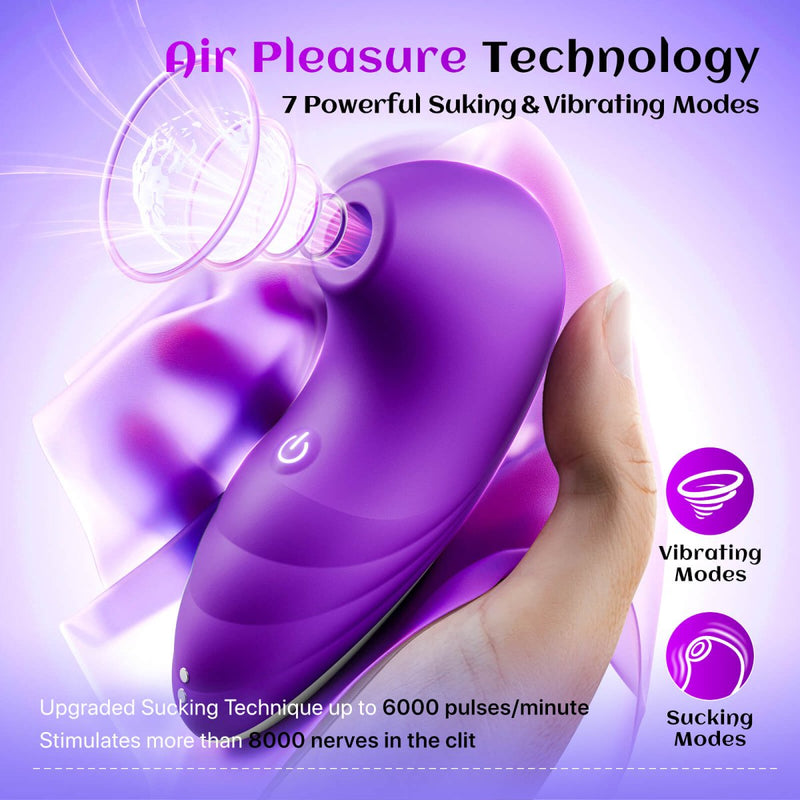 MENG| Powerful Air Suction and Vibration Female Sex Toy - Sohimi