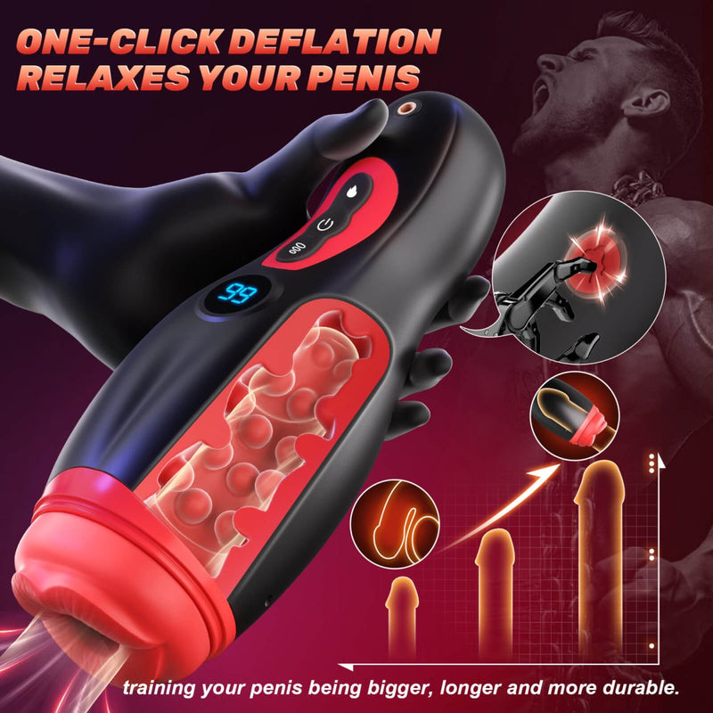 MoonHorn| App Control Suction and Vibrating Male Masturbator with Phone Holder - Sohimi