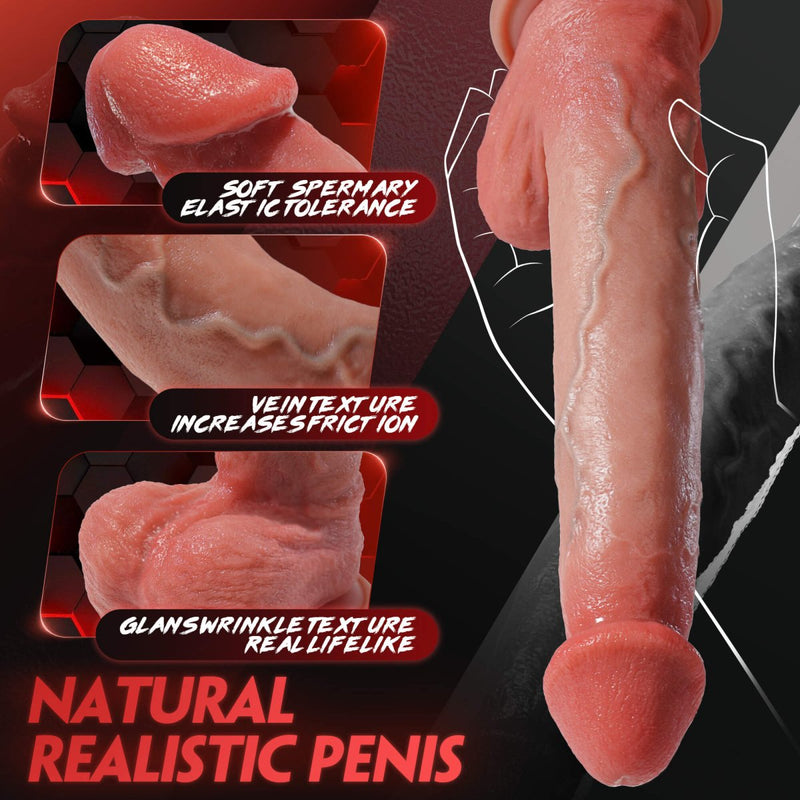 PAN| 10.3inch Realistic Fantasy Dildo with Suction Base - Sohimi