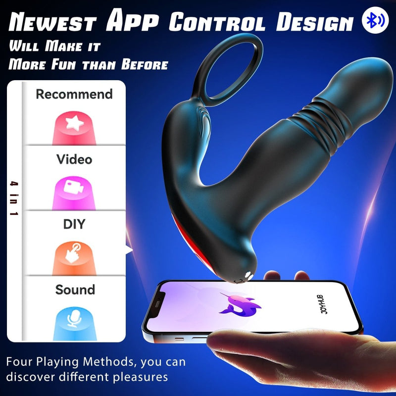 Petalwish 2 | Sohimi 3 in 1 App Control Anal Vibrator Strong Vibrating(No Remote Control) - Sohimi