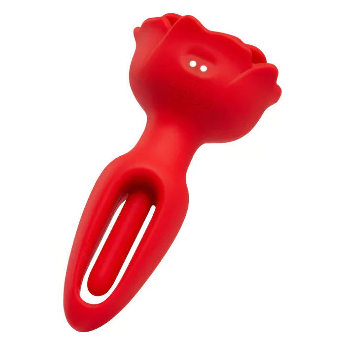 Rose 10 Fluttering and vibrating anal vibrator with rugosa base