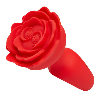 Rose 10 Fluttering and vibrating anal vibrator with rugosa base