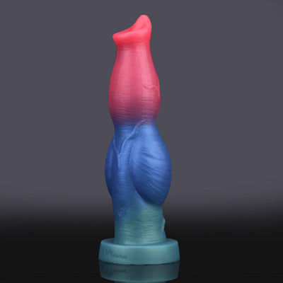 Todor ¨C 10" Thrusting Vibrating Elegant Knotted Dildo