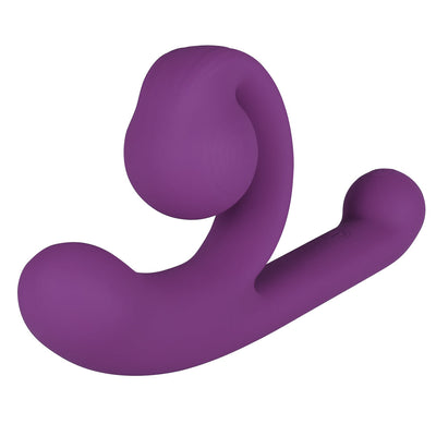 Snail vibrator for clitoris and G-spot Unique design (purple)