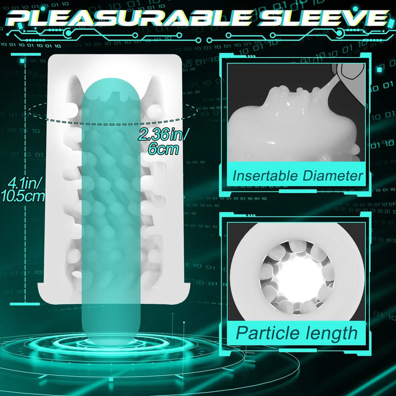 One-Click Climax 10 Thrusting and Rotating Male Masturbator