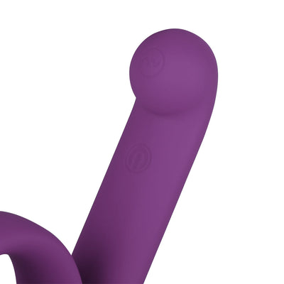 Snail vibrator for clitoris and G-spot Unique design (purple)