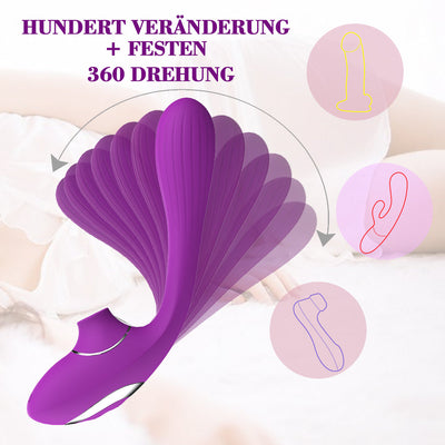 Klassische G-Punkt Vibratoren Lecken-Klitorisvibrator f¨¹r Frauen Vagina-Stimulation 2 in 1 Frauen Silikondildos