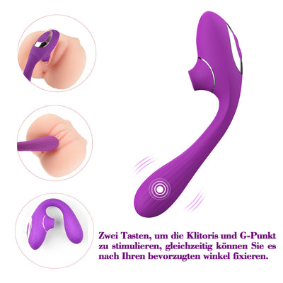 Classic G-spot vibrators Licking clitoris vibrator for women Vagina stimulation 2 in 1 women silicone dildos