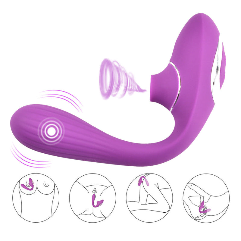 Classic G-spot vibrators Licking clitoris vibrator for women Vagina stimulation 2 in 1 women silicone dildos